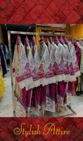 Original Pakistani Lahore Boutique Pure Lawn Stitched 3Pcs _ 